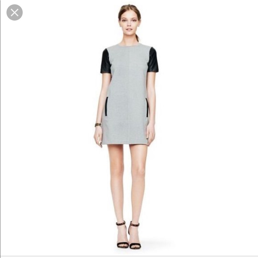 Club Monaco Dress with Leather details